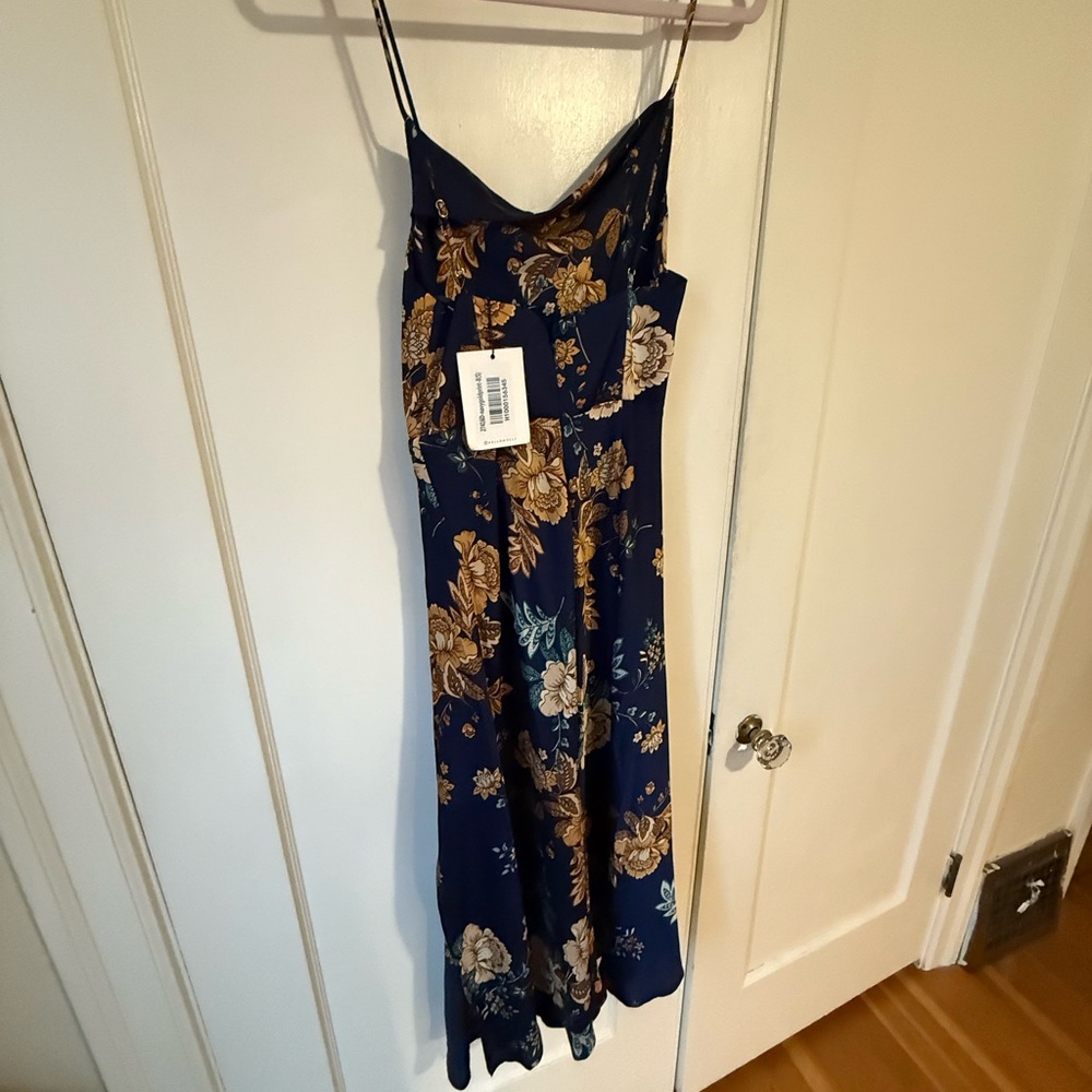 Hello Molly Heart In The Sun Midi Satin Slip Dress New With Tags size small - Picture 6 of 8
